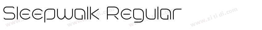 Sleepwalk Regular字体转换 Sleepwalk Regular字体转换